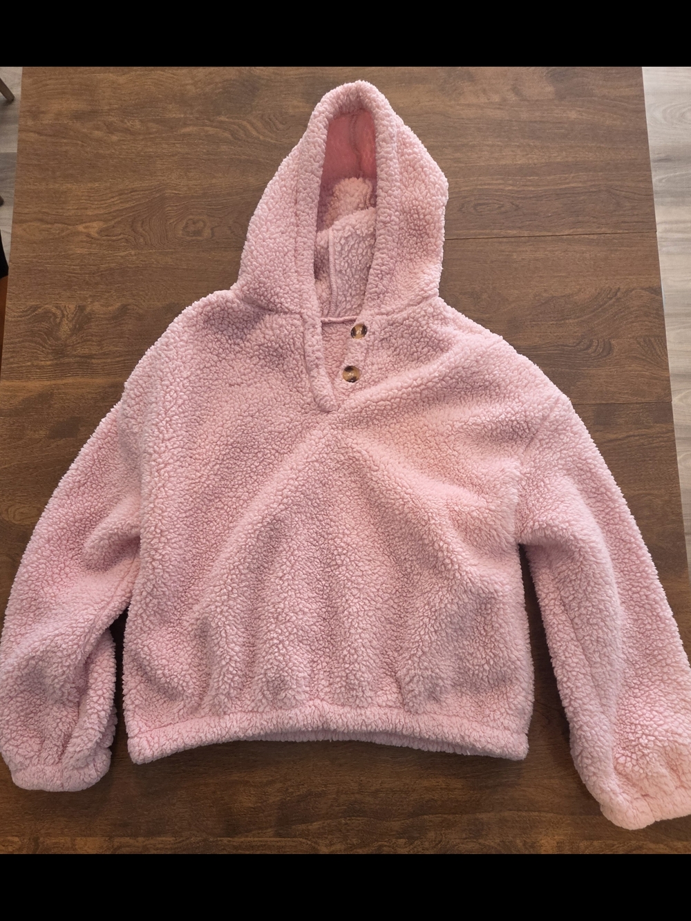 Kid's Cozy Pink Sherpa Hoodie
